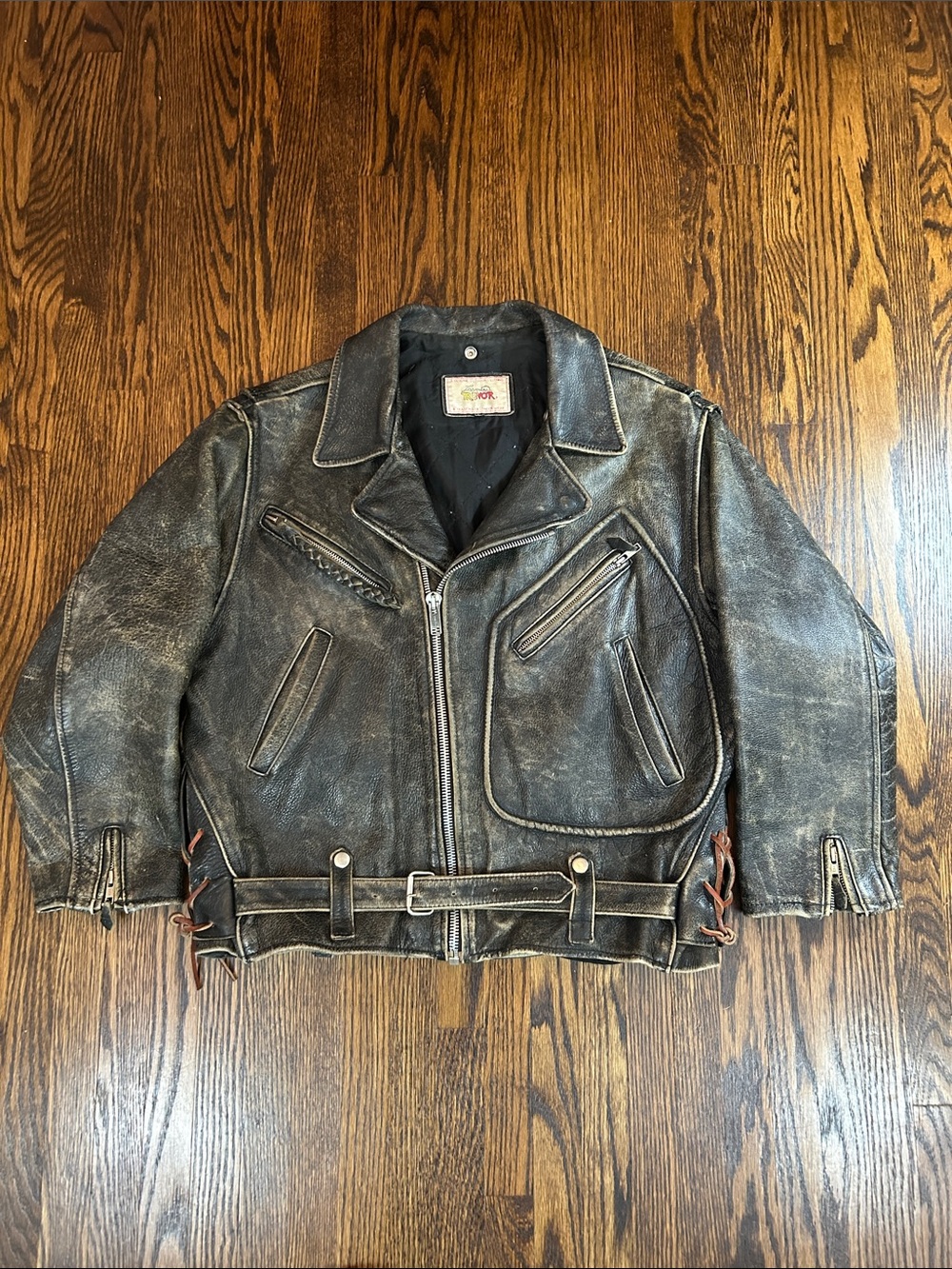 Vintage Lee Trevor Motorcycle Style Jacket